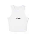 Trendy Women's Micro Rib Racer Tank Top with Stylish Graphic