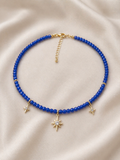 Collier Choker Élégance Bleue