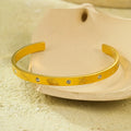 Bracelet Auréa Marine - Acier inoxydable, Plaqué-Or 18 carats.