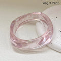 Bracelet en résine - Rose Transparent
