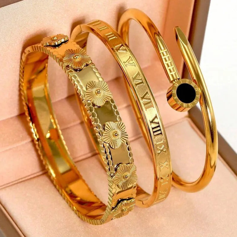 Bracelet bohémien - Plaqué or 18 carats