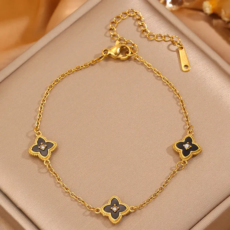 Bracelet multi-trèfle