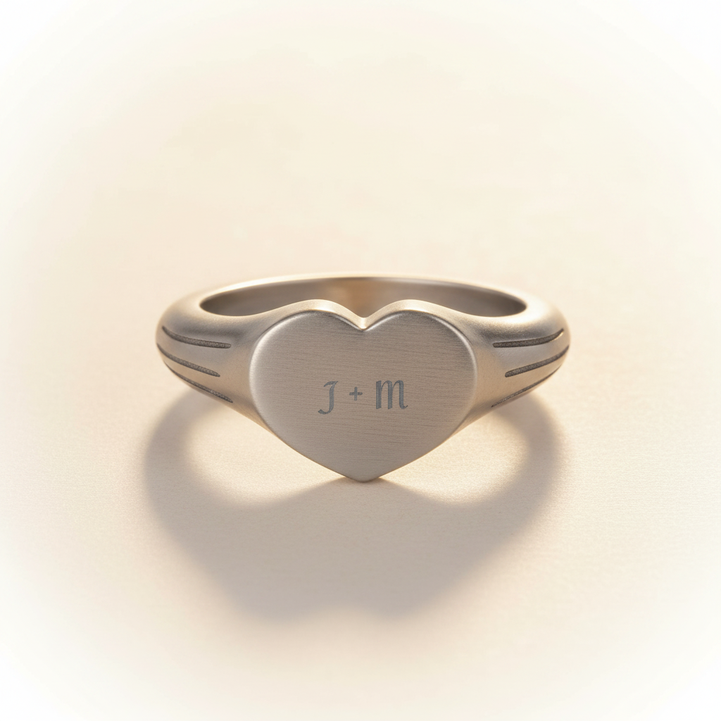 Heart Signet Ring